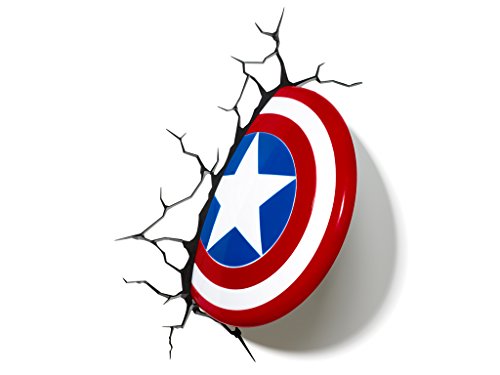 Captain America Shield 3d Led Light